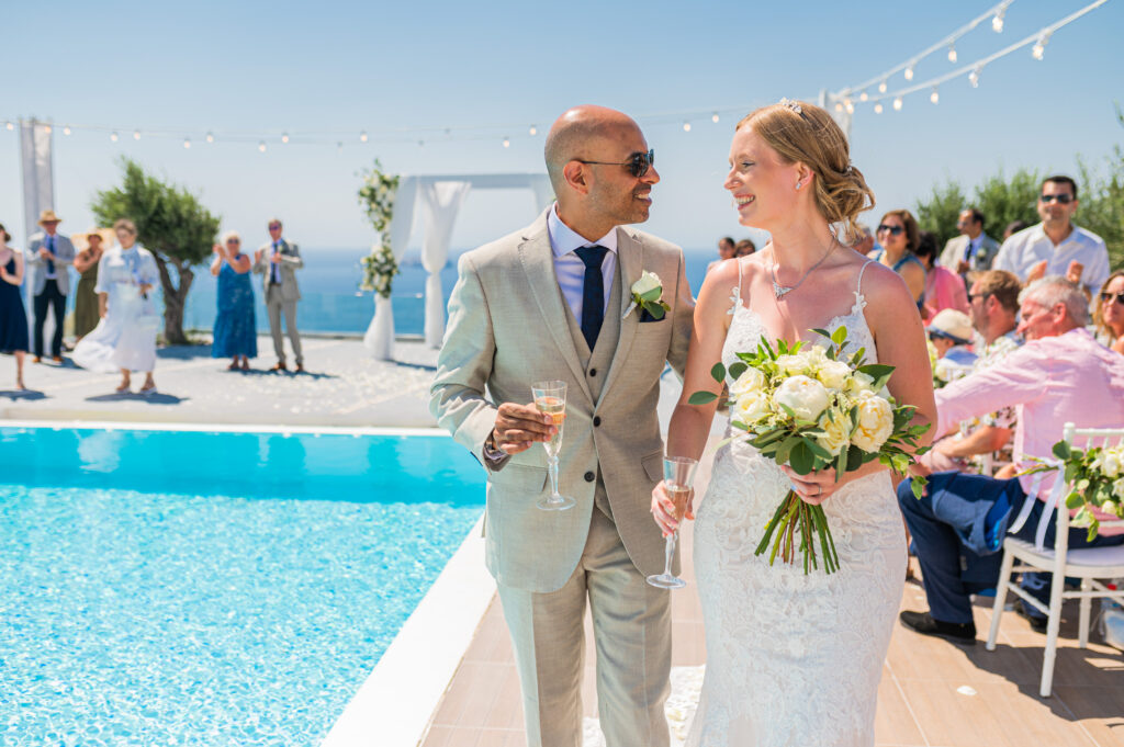 Thermes Villas Santorini Wedding