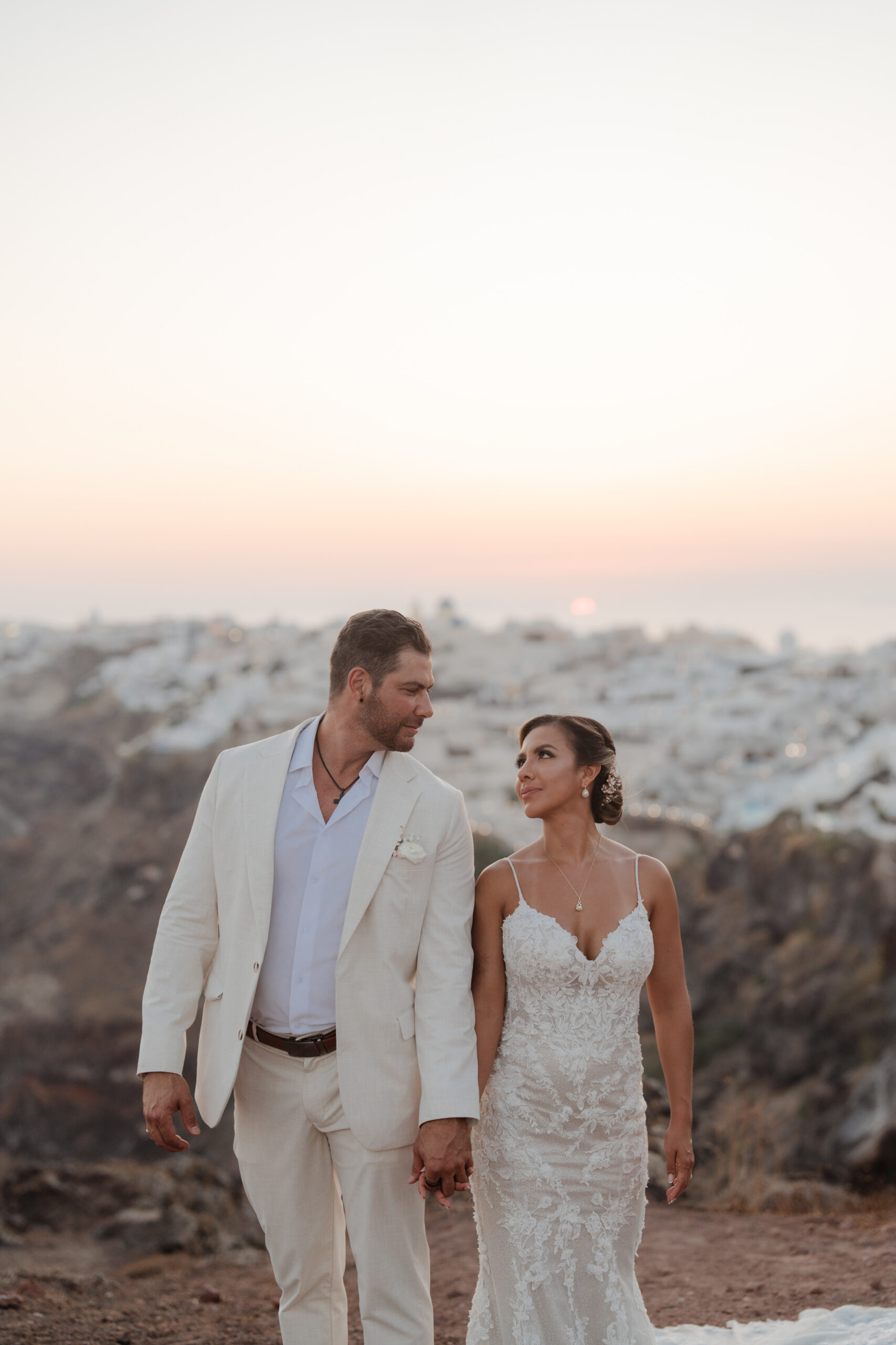 Colombian Elopement Santorini